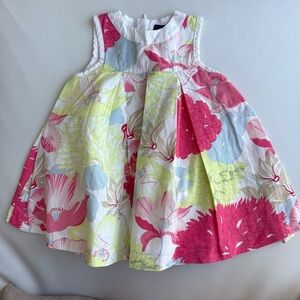 Baby kid dress sleeveless 3/6 months Burberry red white